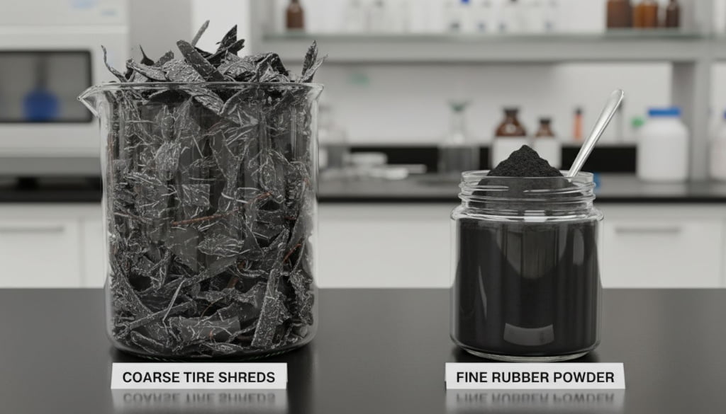 What’s the Difference Between a Tire Shredding Line and a Rubber Powder Line?
