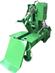 Green industrial tire cutting machine for rubber recycling