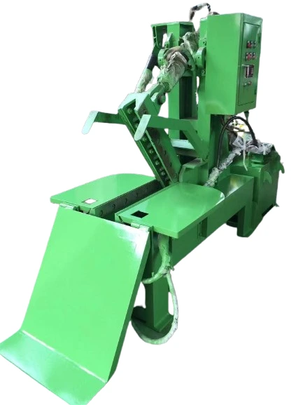Green industrial tire cutting machine for rubber recycling